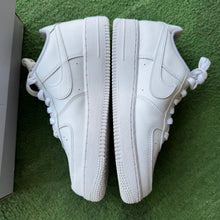 Load image into Gallery viewer, Nike All White Air Force 1s Size 7Y
