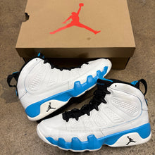 Load image into Gallery viewer, Jordan Powder Blue 9s Size 7Y
