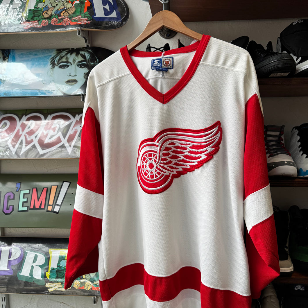 Vintage Detroit Red Wings Starter Jersey Size L
