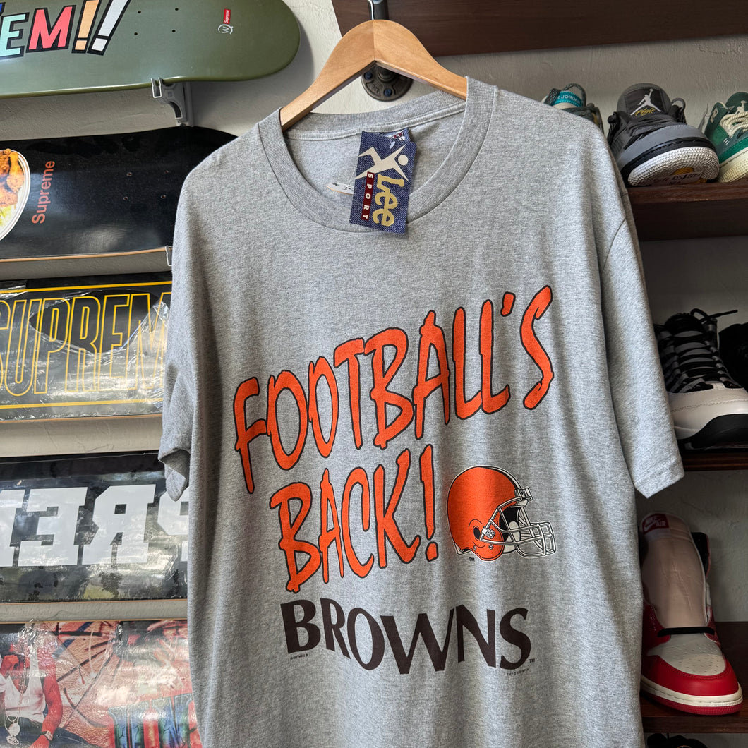 Vintage Cleveland Browns Football is Back Tee Size L