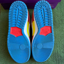 Load image into Gallery viewer, Nike SB Bart Simpson Dunk Lows Size 10.5
