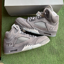 Load image into Gallery viewer, Jordan Wolf Grey 5s Size 8.5
