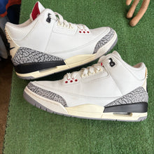 Load image into Gallery viewer, Jordan Reimagined White Cement 3s Size 8.5
