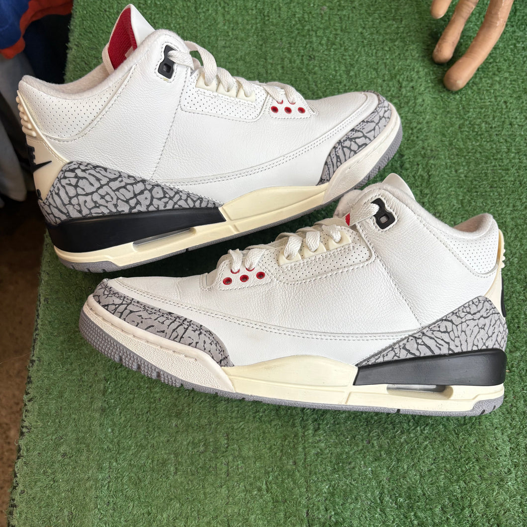 Jordan Reimagined White Cement 3s Size 8.5