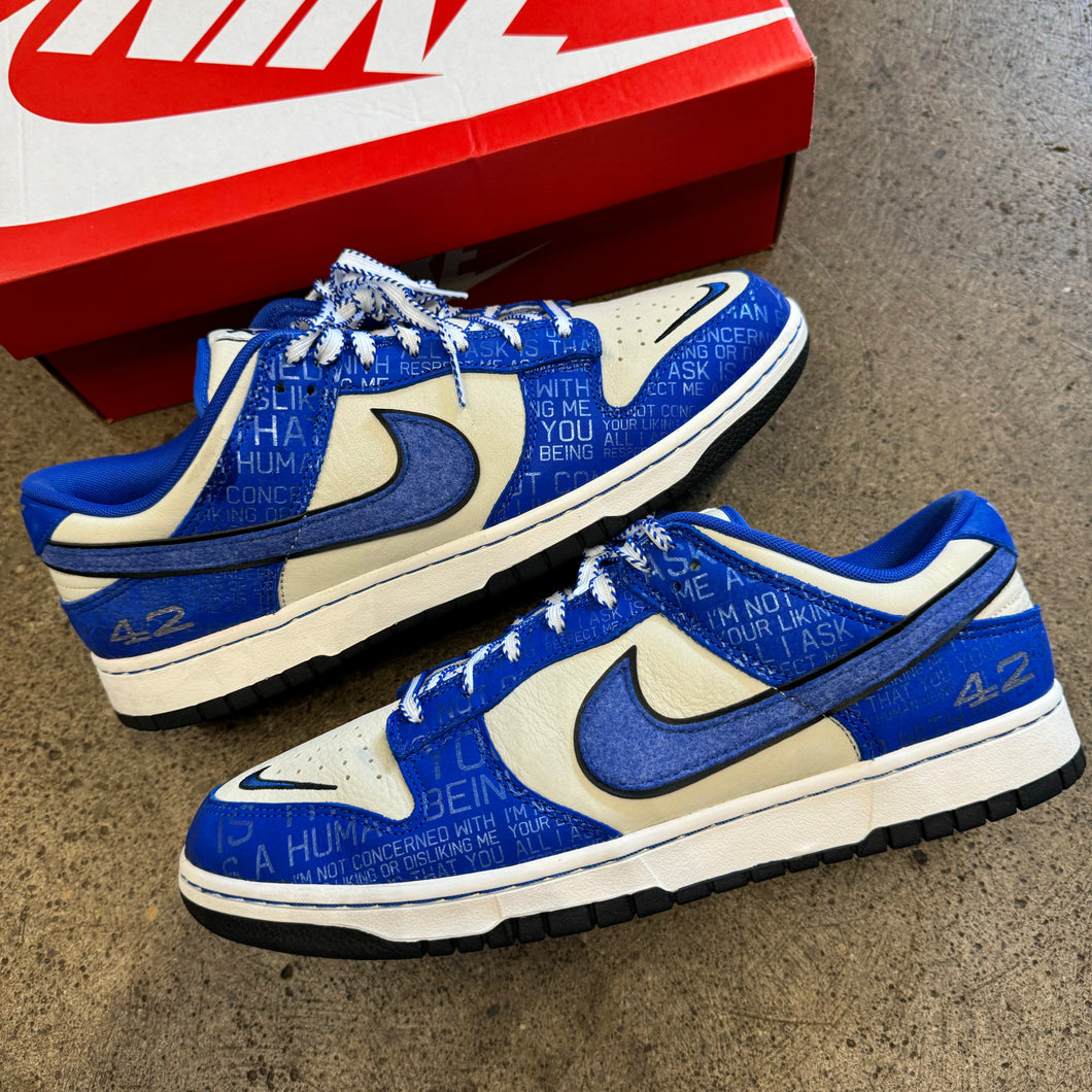 Nike Jackie Robinson Low Dunks Size 12