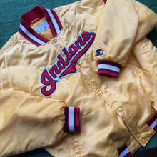 Load image into Gallery viewer, Vintage Cleveland Indians Starter  Satin Jacket Size XXL
