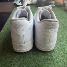 Load image into Gallery viewer, Nike All White Air Force 1s Size 10.5
