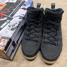 Load image into Gallery viewer, Jordan Black Gum 9 Boots Size 10
