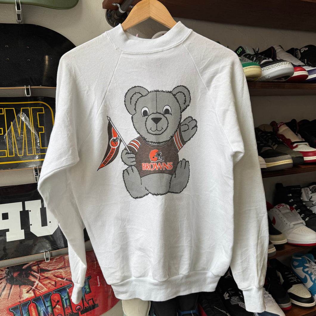 Vintage Cleveland Browns Teddy Bear Crewneck Size L