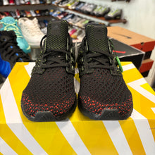 Load image into Gallery viewer, Adidas Core Black Solar Red Ultraboosts Size 8
