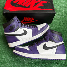 Load image into Gallery viewer, Jordan Court Purple 2.0 1s Size 10.5
