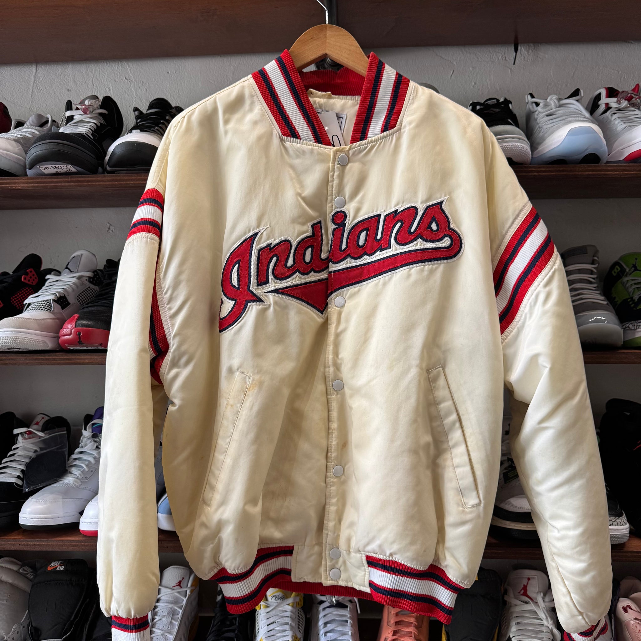 Cleveland Indians レザージャケット M Cleveland Indians レザージャケット M
