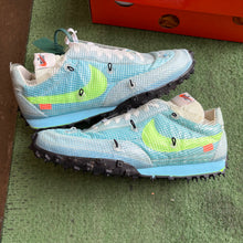 Load image into Gallery viewer, Nike Off White Vivid Sky Waffle Racers Size 12W/10.5M
