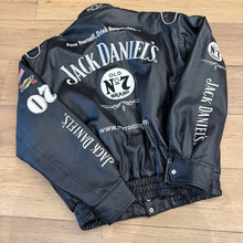 Load image into Gallery viewer, Vintage NASCAR Jack Daniels Leather Jacket Size XL
