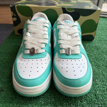Load image into Gallery viewer, A Bathing Ape Teal Bapestas Size 9
