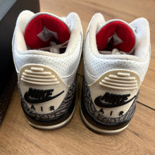 Load image into Gallery viewer, Jordan White Cement 3s Size 4Y
