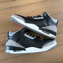 Load image into Gallery viewer, Jordan Black Cement 3s Size 13
