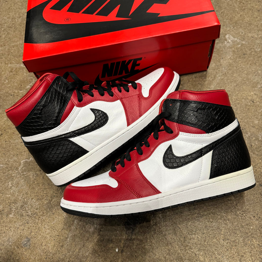 Jordan Satin Snakeskin 1s Size 12W/10.5M