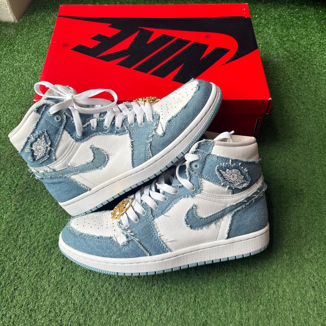 Jordan Denim 1s Size 8W/6.5M