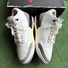 Load image into Gallery viewer, Jordan Reimagined White Cement 3s Size 12
