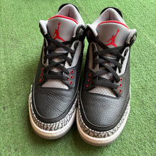 Load image into Gallery viewer, Jordan Black Cement 3s Size 9
