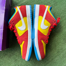 Load image into Gallery viewer, Nike SB Bart Simpson Low Dunks Size 11.5
