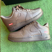 Load image into Gallery viewer, Nike Supreme Brown Air Force 1s Size 8.5

