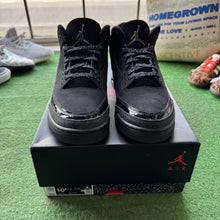 Load image into Gallery viewer, Jordan Black Cat 3s Size 10.5
