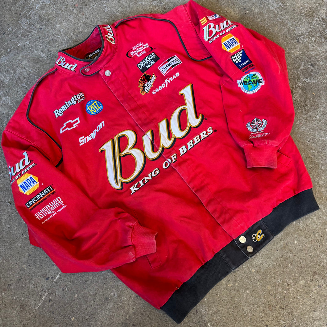 Vintage NASCAR Budweiser Jacket Size XL