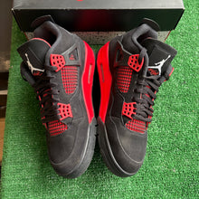Load image into Gallery viewer, Jordan Red Thunder 4s Size 9
