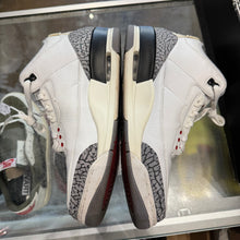 Load image into Gallery viewer, Jordan Reimagined White Cement 3s Size 10.5
