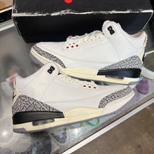Load image into Gallery viewer, Jordan Reimagined White Cement 3s Size 9
