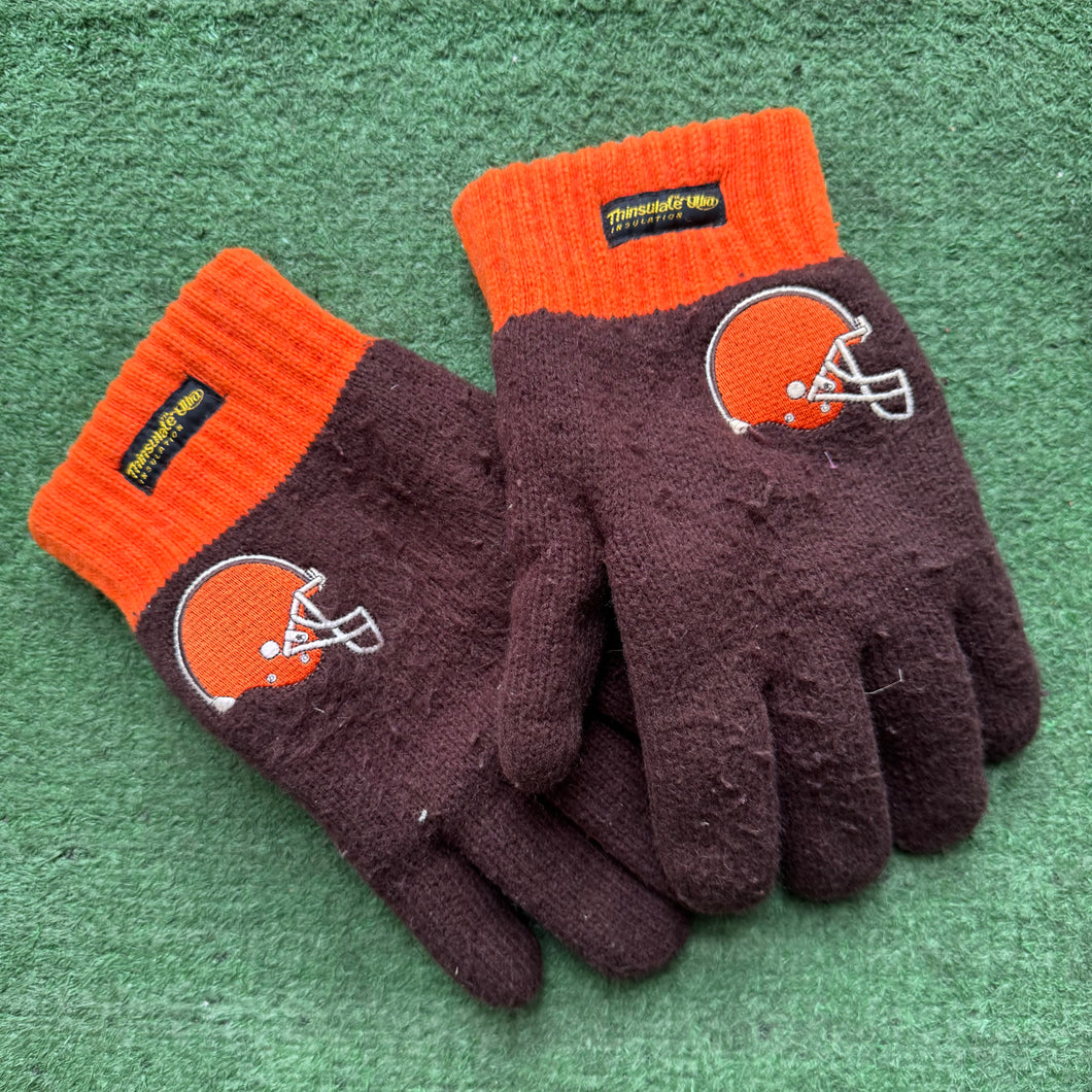 Vintage Cleveland Browns Gloves