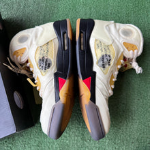 Load image into Gallery viewer, Jordan Off White Sail 5s Size 12
