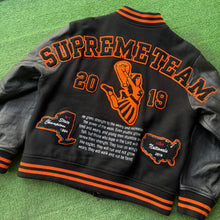 Load image into Gallery viewer, Supreme Varsity Jacket Size L
