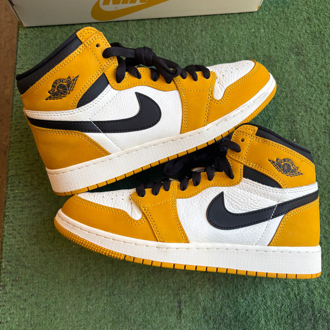 Jordan Yellow Ochre 1s Size 7Y