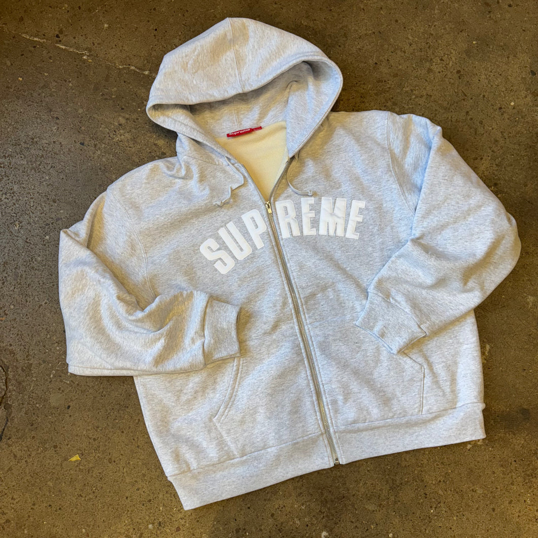 Supreme Thermal Zip Up Hoodie Size L