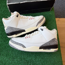 Load image into Gallery viewer, Jordan Reimagined White Cement 3s Size 11
