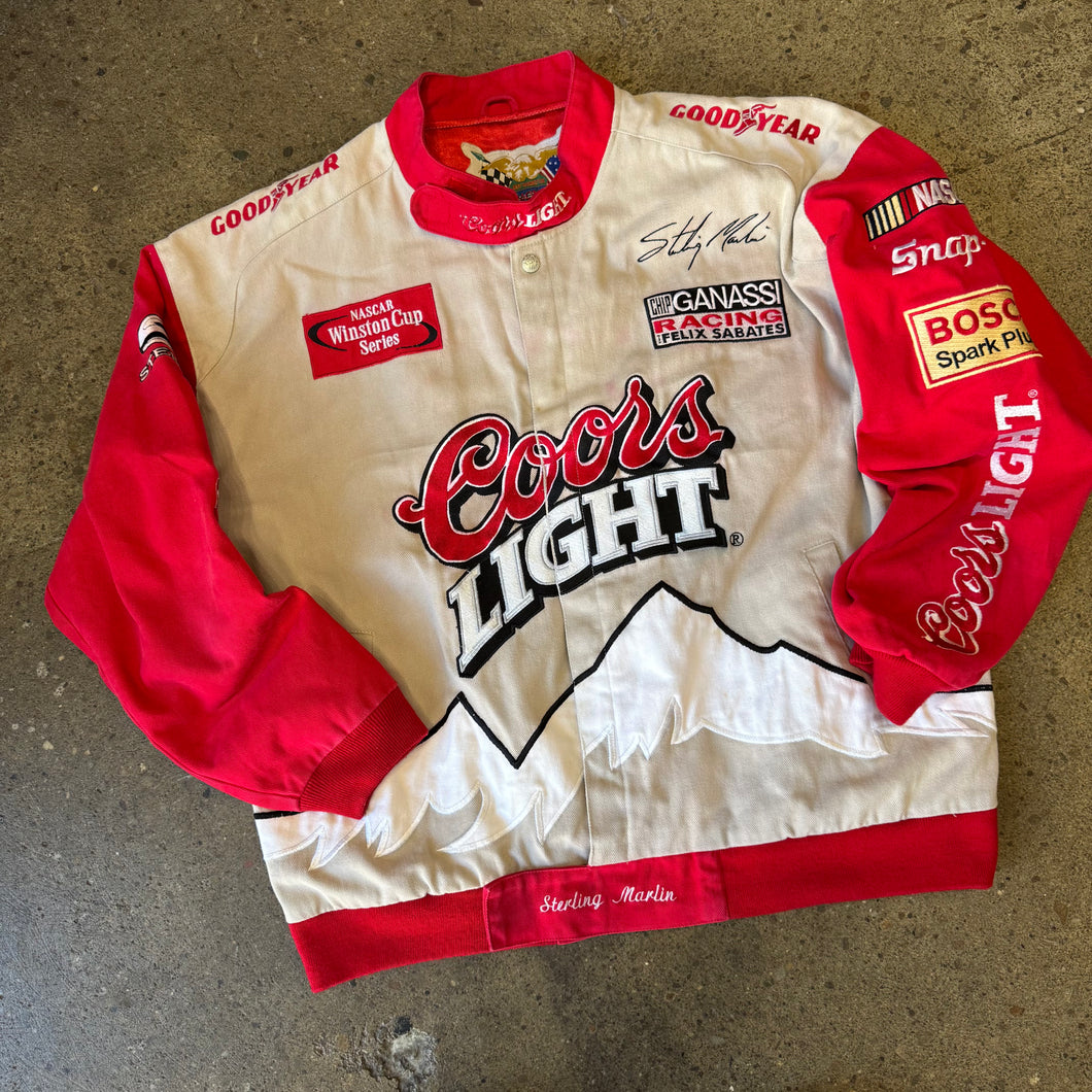 Vintage NASCAR Sterling Martin Jacket Size XL