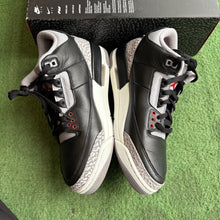 Load image into Gallery viewer, Jordan 2024 Black Cement 3s Size 8
