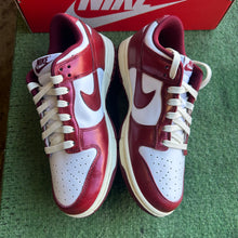 Load image into Gallery viewer, Nike Vintage Red Low Dunks Size 8W/6.5M
