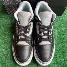 Load image into Gallery viewer, Jordan Green Glow 3s Size 10.5
