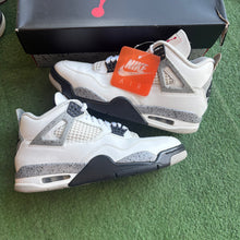 Load image into Gallery viewer, Jordan White Cement 4s Size 9.5
