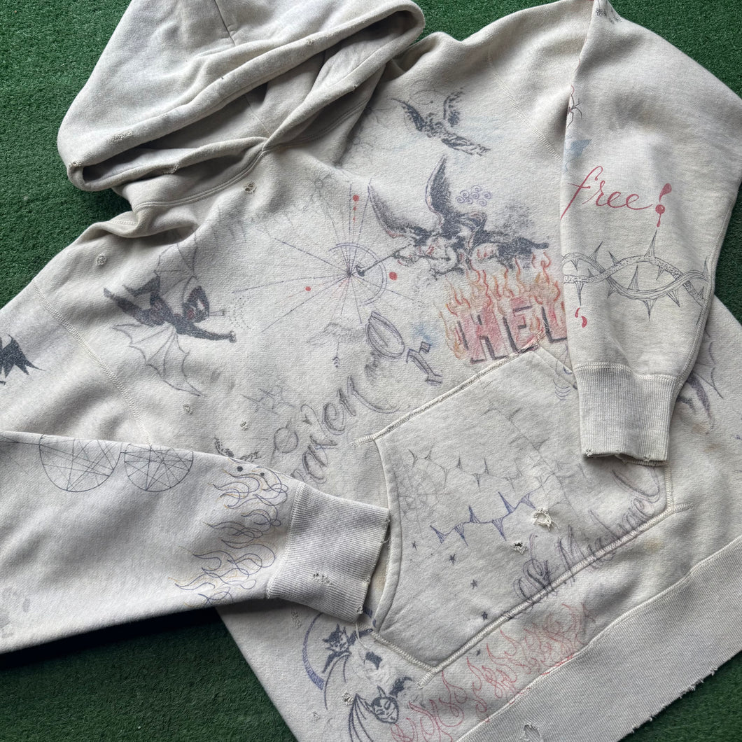 Saint Michael Hoodie Size M