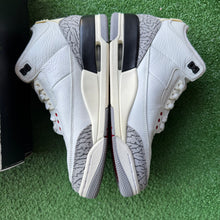 Load image into Gallery viewer, Jordan Reimagined White Cement 3s Size 7.5
