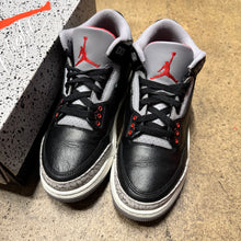 Load image into Gallery viewer, Jordan Black Cement 3s Size 8.5
