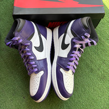 Load image into Gallery viewer, Jordan Court Purple 1s Size 11
