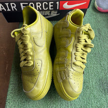 Load image into Gallery viewer, Nike CPFM Moss Air Force 1s Size 9.5
