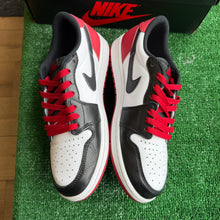 Load image into Gallery viewer, Jordan Black Toe Low 1s Size 9.5
