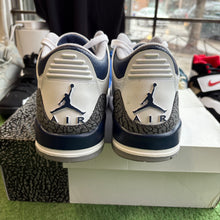 Load image into Gallery viewer, Jordan Midnight Navy 3s Size 9.5

